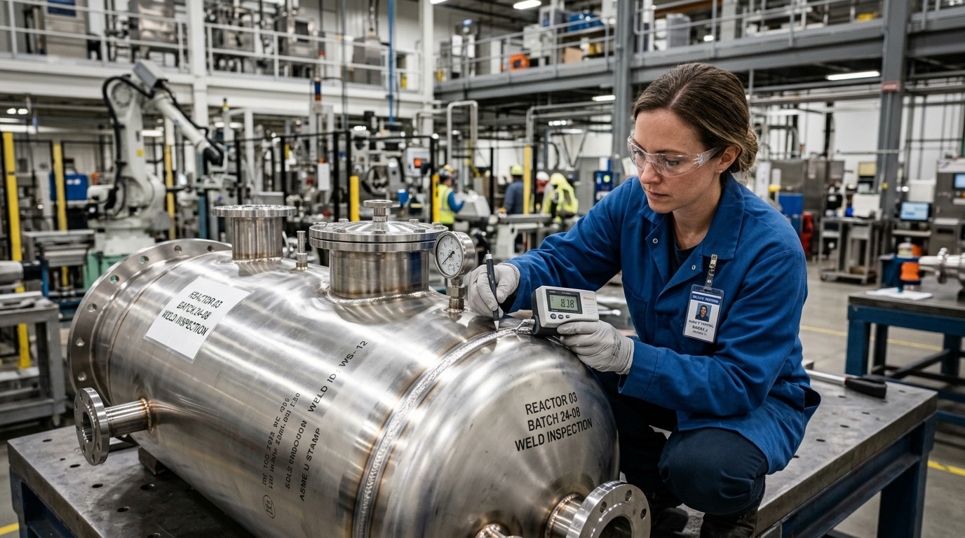 Rigorous Quality Control - Precision Pressure Vessel Inspection